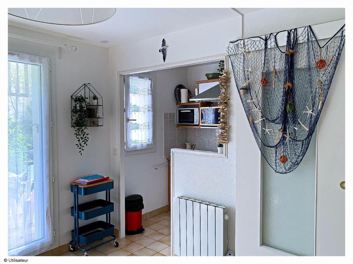 Cabourg, Appartement Plain Pied Avec Terrasse Acces Direct A La Plage Exterior photo